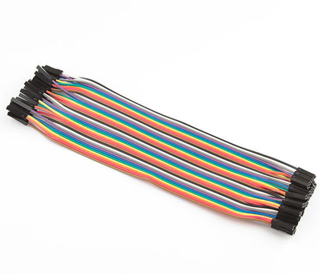 Przewody kable zworki żeńsko - żeński 10szt 20cm
