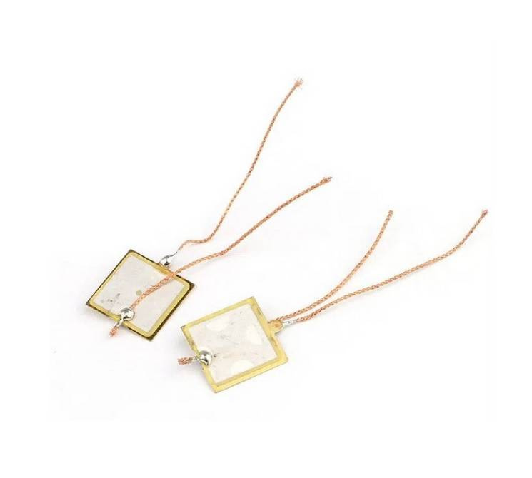 Membrana piezoceramiczna dwustronna 13x13mm z przewodami
