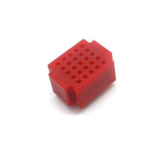 Mini płytka stykowa 25 pól czerwona
