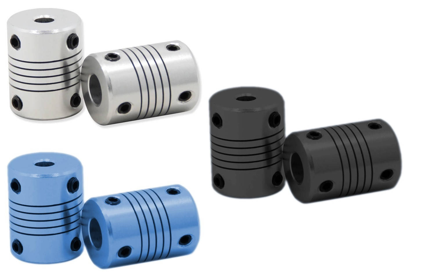 Sprzęgło elastyczne aluminiowe 5mm/8mm