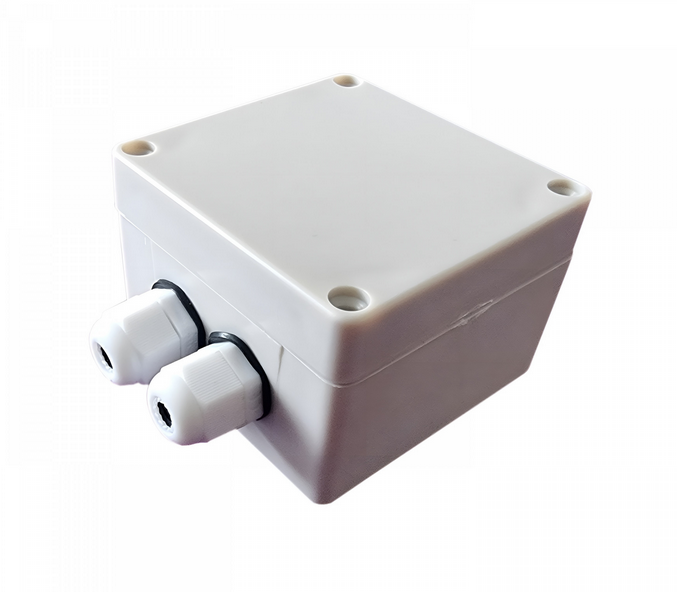 Obudowa hermetyczna OBH63 83x81x56mm IP66 przepusty złącze barierowe