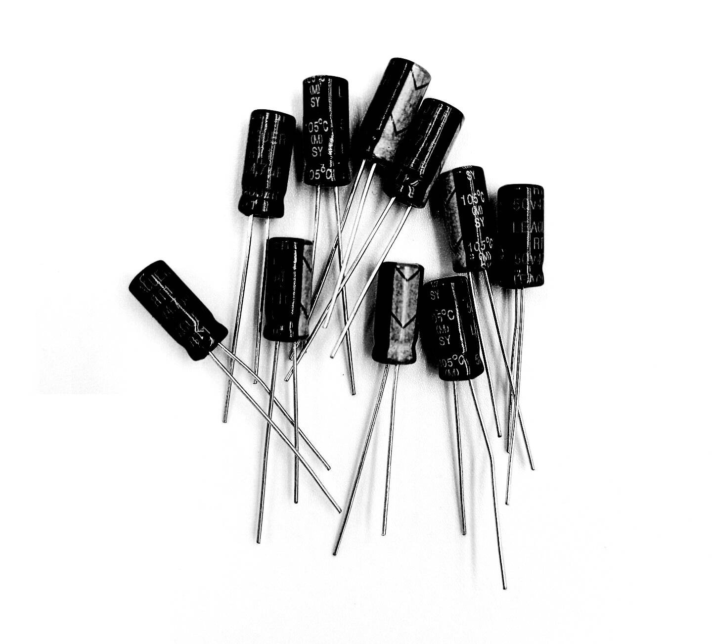 Kondensator elektrolityczny 4,7uF 50V 5x11mm 10szt.