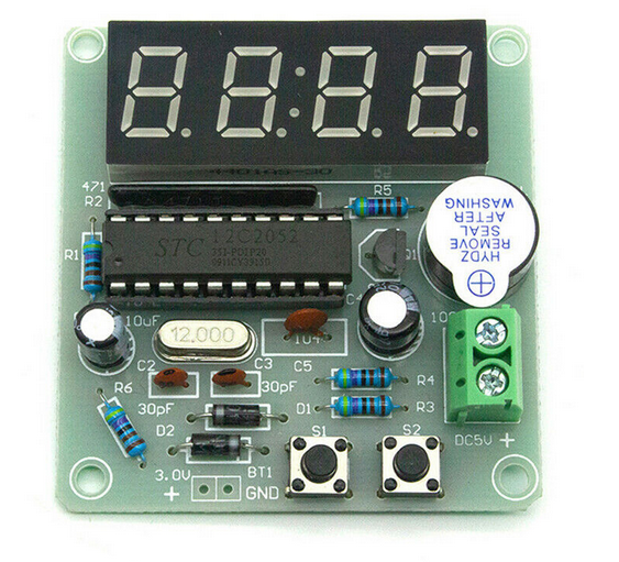 Zegar biurkowy LED 5V KIT do samodzielnego montażu