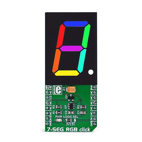 MIKROE 7-SEG RGB Click