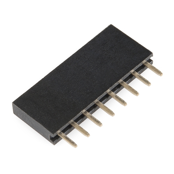 Straight Header - Female (PTH, 0.1in., 8-Pin)