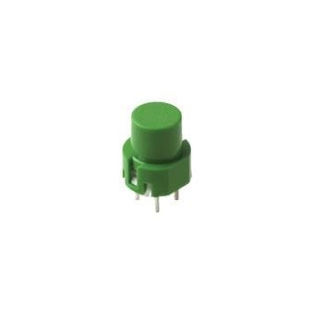 D6 SPST Momentary Key Switch - Gray
