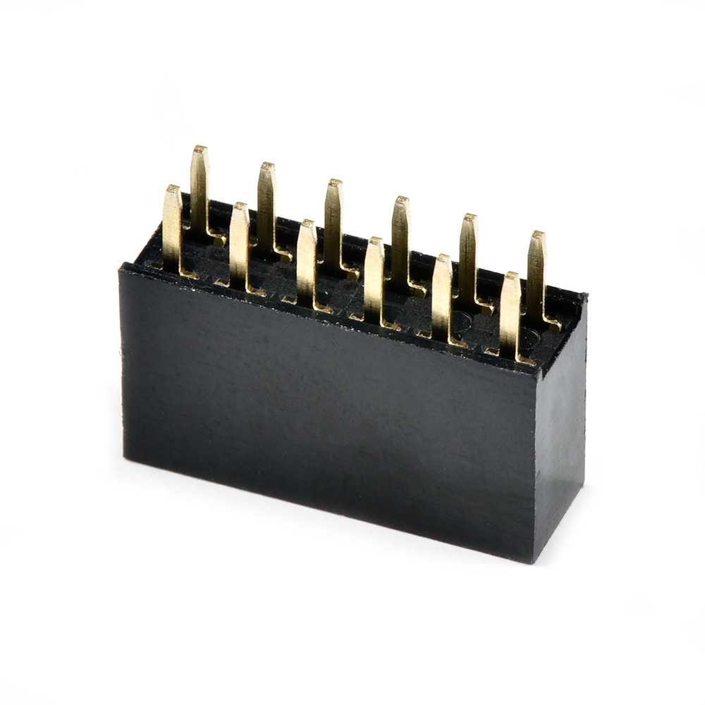 Straight Header - Female (PTH, 0.1in., 2x6-Pin)