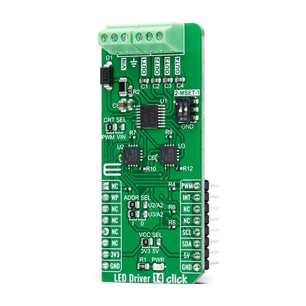MIKROE LED Driver 14 Click