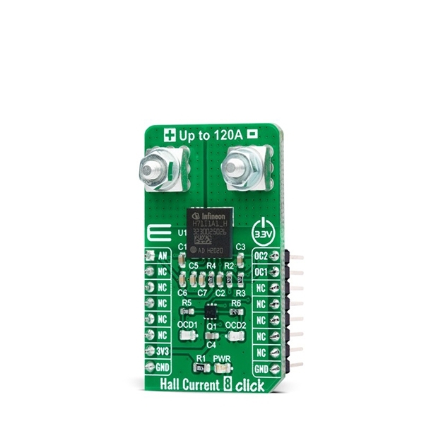 MIKROE Hall Current 8 Click - 120A