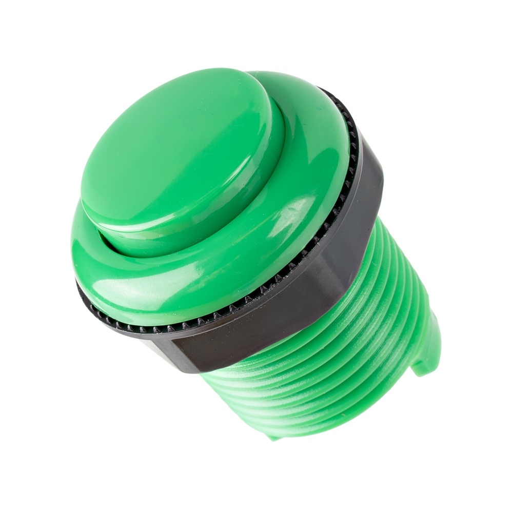 Convex Arcade Button - Green (33mm)