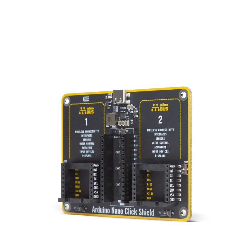 MIKROE Arduino Nano Click Shield