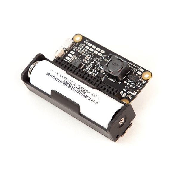 LiFePO4wered/Pi+ (18650 Battery) w/ Stackable Header