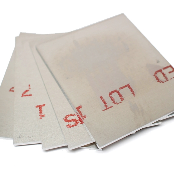 Aluminum Plate 4x5in. (Qty 5) - 1/4in. Thick