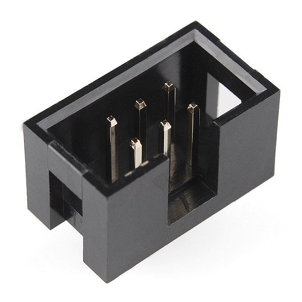 Shrouded Header (PTH, 0.1in., 2x3-Pin)