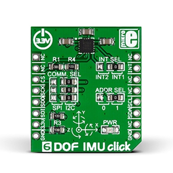 MIKROE 6DOF IMU Click