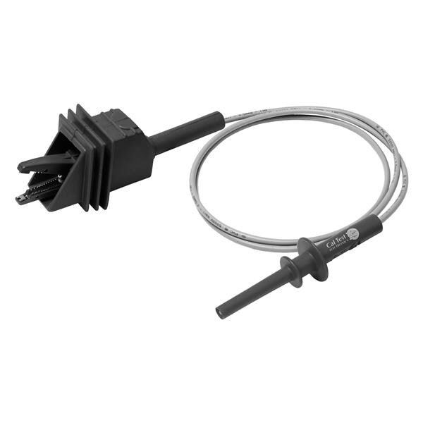 Large Alligator Clip to 4mm Long-Reach Banana Plug Test Lead - 150cm (Black)