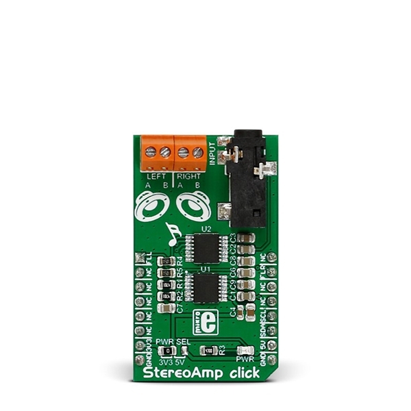 MIKROE StereoAmp Click