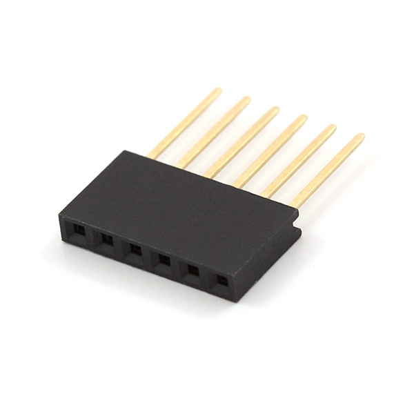 Stackable Header - Female (PTH, 0.1in., 6-Pin)