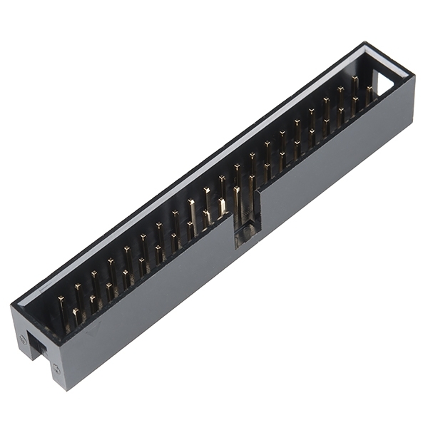 Shrouded GPIO Header (PTH, 0.1in., 2x20-Pin)