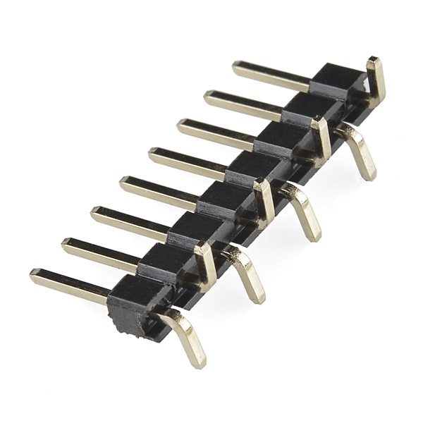 Straight Header - Male (SMD, 0.1in., 8-Pin)