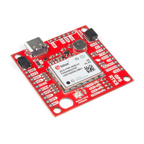 Qwiic - ZED-F9P搭載 GPS-RTK2モジュール