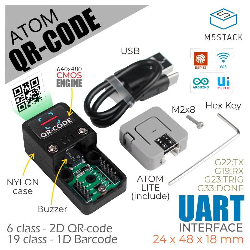ATOMIC 2D/1D バーコードスキャナキット--販売終了