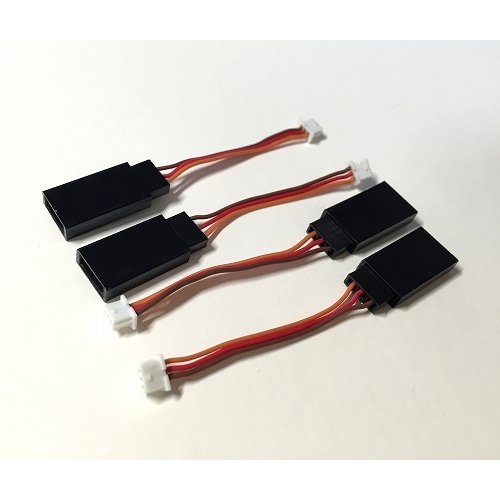 bCore用ノーマルサーボ変換コネクタ 4本セット--販売終了