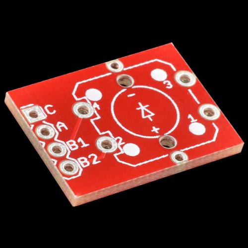 LED付きタクトスイッチ用ピッチ変換基板