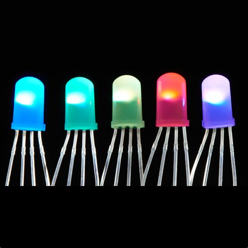 NeoPixel スルーホールLED(半透明 5mm 5個入りパック)