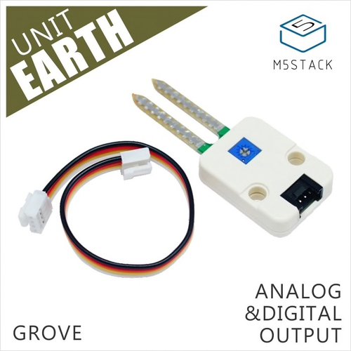 M5Stack用土壌水分センサユニット [U019]