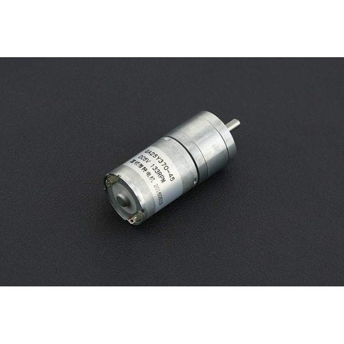 《お取り寄せ商品》Metal DC Geared Motor - 6V 133RPM 4.5kg.cm
