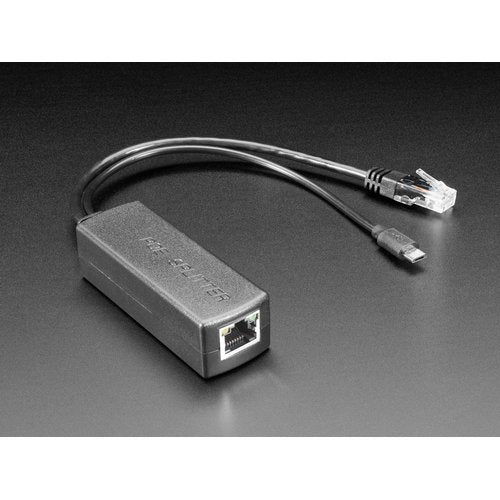 microUSBプラグ付きPoEスプリッタ - 12W/5V/2.4A
