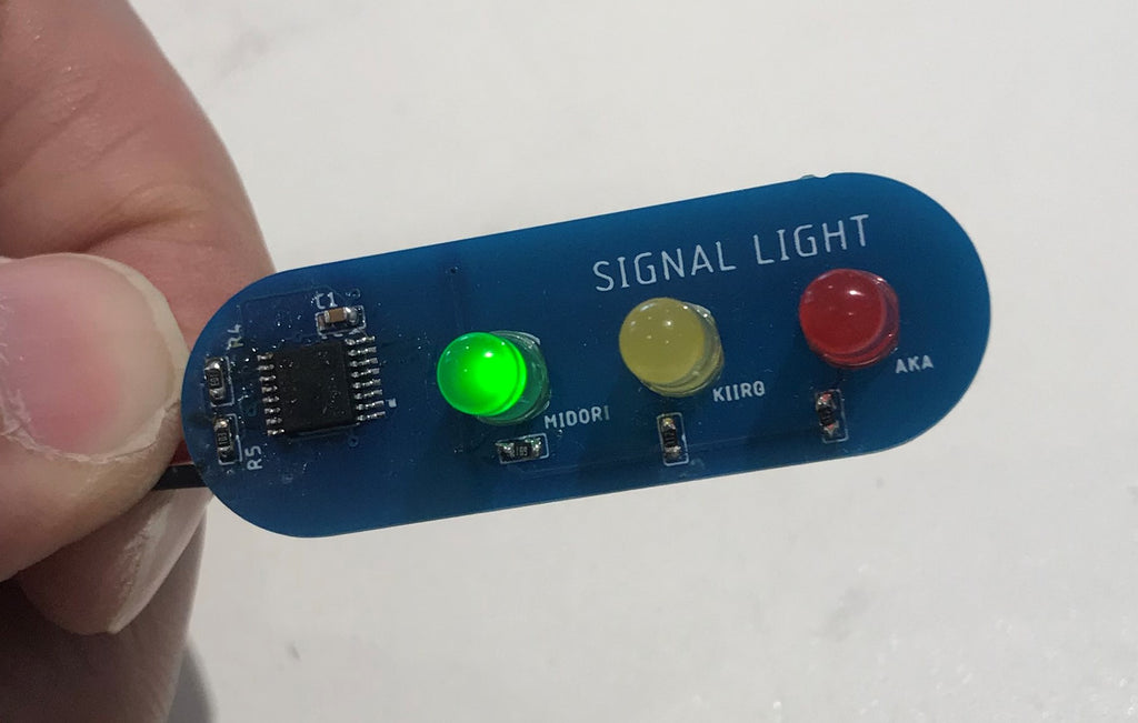 Groveコネクタ搭載 信号機風拡張基板 GROVE Signal_Light