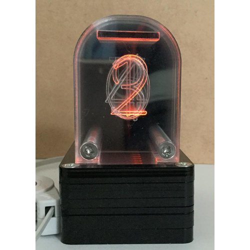 1桁アクリル表示時計- CLOCKAK01A