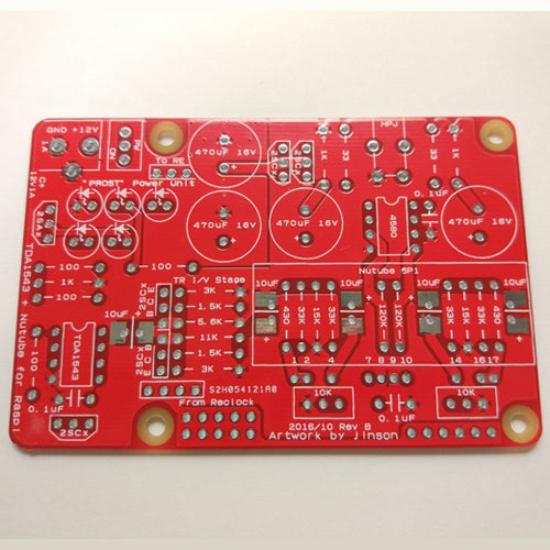 TDA1543 + Nutube ヘッドフォンアンプ for Raspberry Pi--販売終了