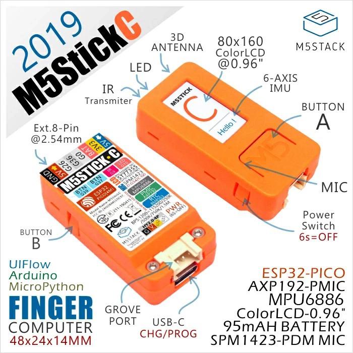 M5StickC（本体のみ）--販売終了
