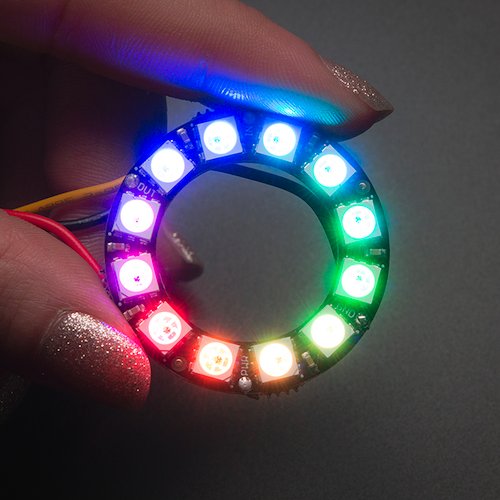 NeoPixel Ring - 12連フルカラーシリアルLED