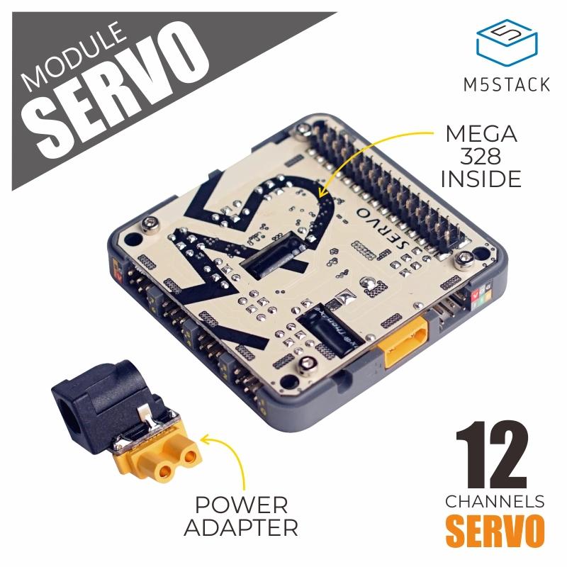 M5Stack用12チャンネル サーボドライバモジュール--販売終了