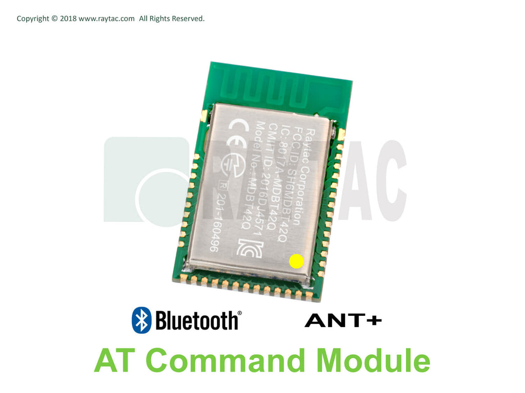スレーブ/ペリフェラル用 ATコマンド対応 MDBT42Q モジュール(PCBアンテナ)--販売終了