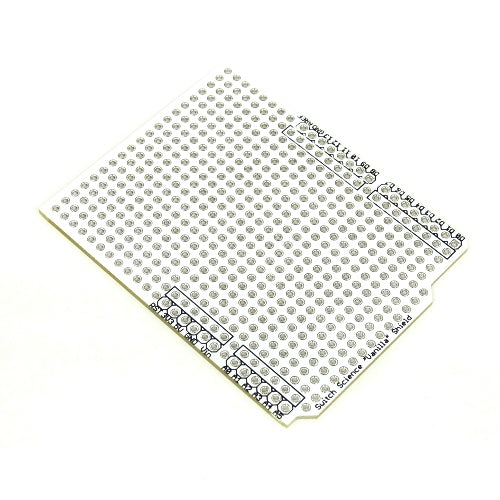 Arduino用バニラシールド基板(白)--販売終了