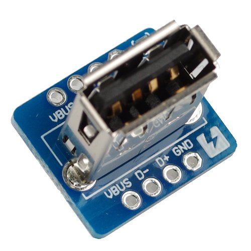 USB Aレセプタクルピッチ変換基板(縦型)