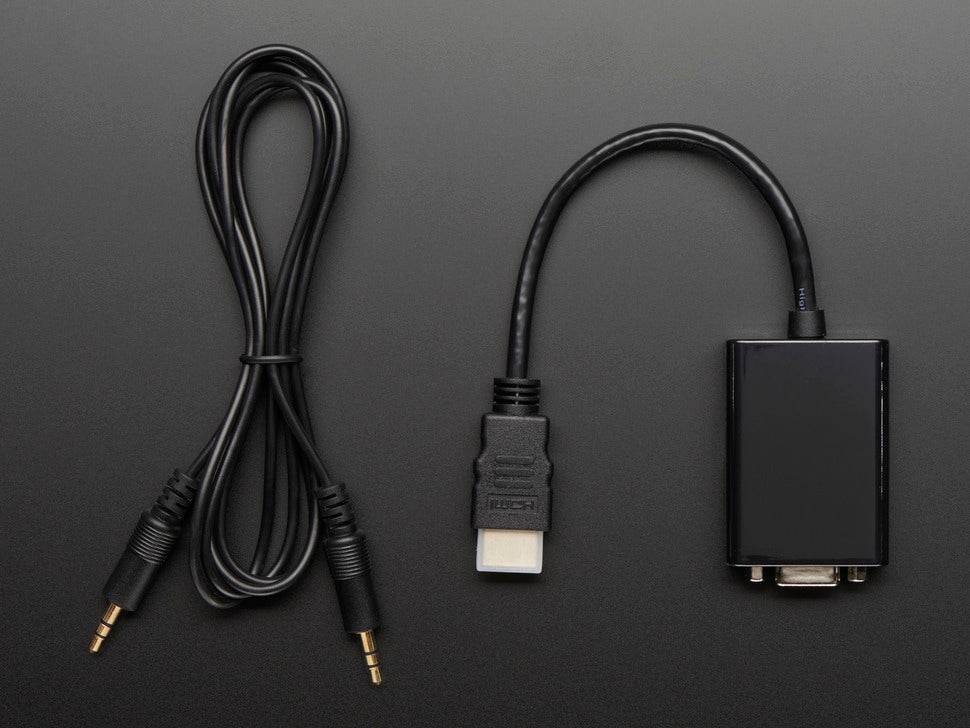 HDMI to VGA変換アダプタ(オーディオ出力付き)
