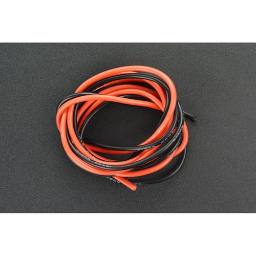 《お取り寄せ商品》High Temperature Resistant Silicone Wire (16AWG 1.5mm2 1m Red & Black)