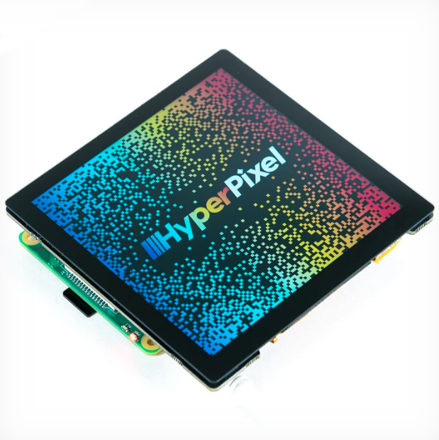 HyperPixel 4.0 Square - Raspberry Pi用高解像度タッチディスプレイ
