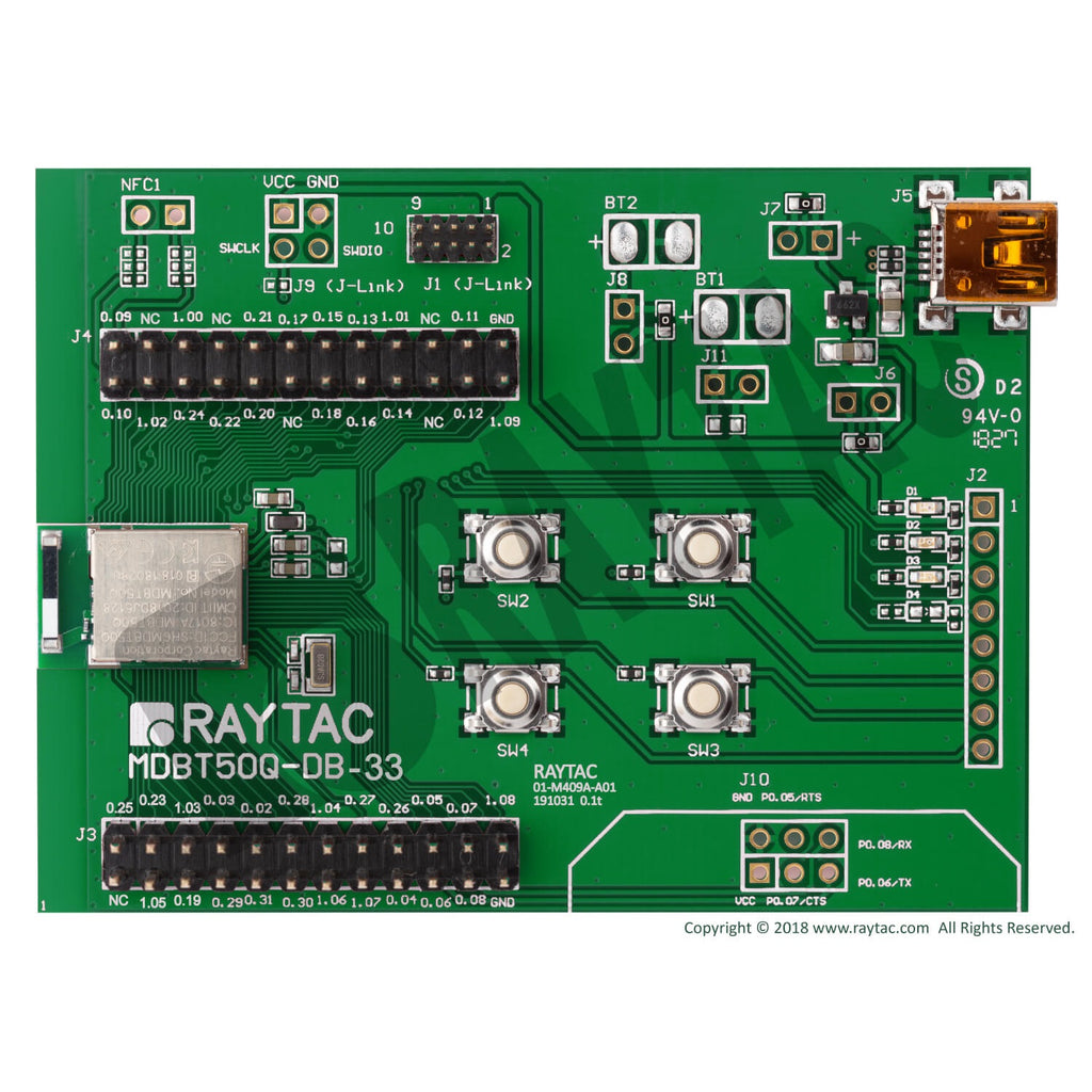 nRF52833 MDBT50Q-512K用評価ボード [MDBT50Q-DB-33]