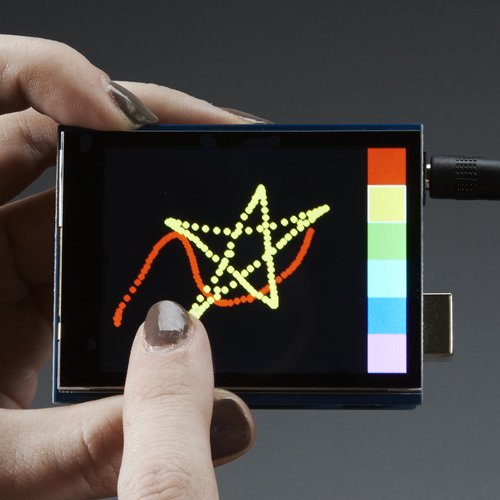Adafruit 2.8インチ TFTタッチシールド v2(静電容量方式)