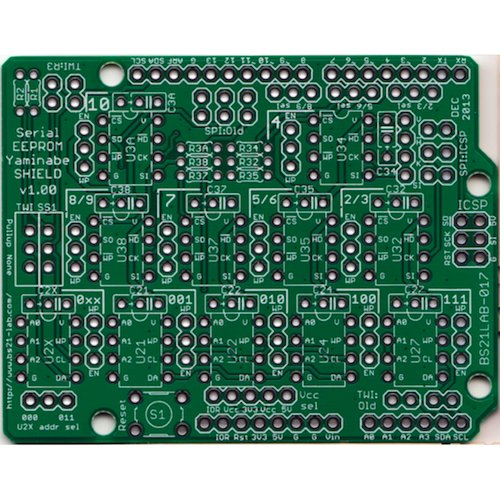 シリアル EEPROM 闇鍋シールド(基板のみ)