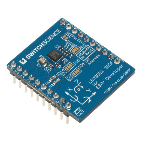 ESPr® Developer用9軸慣性計測ユニットシールド LSM9DS1搭載--在庫限り
