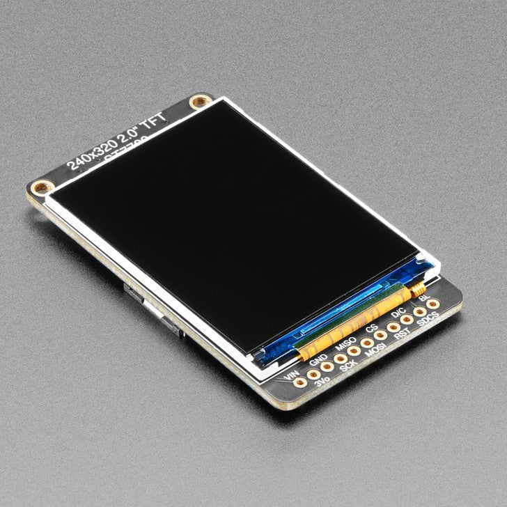 2インチ 320x240 IPSカラーディスプレイ(microSDスロット付き)
