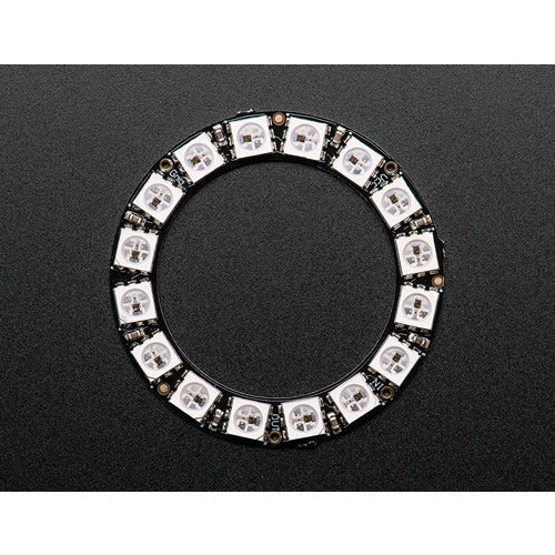 NeoPixel Ring - 16連フルカラーシリアルLED